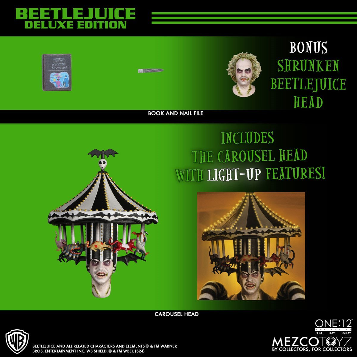 PRE-ORDER Beetlejuice Deluxe Edition One:12 Collective Action Figure