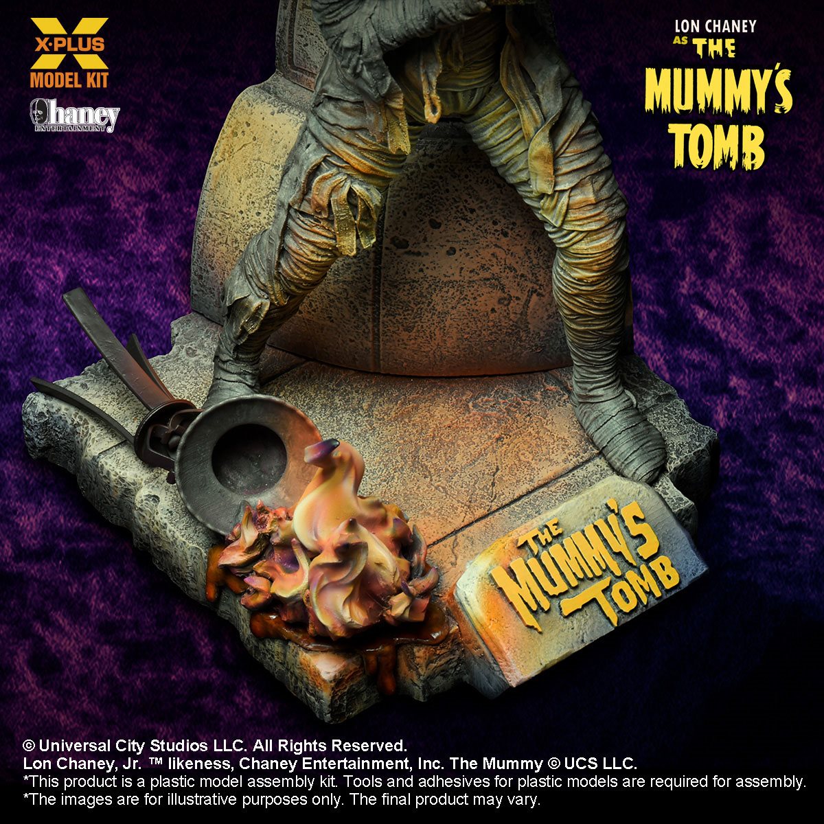 PRE-ORDER The Mummy's Tomb Lon Chaney as The Mummy 1:8 Scale Model Kit