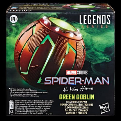 Spider-Man: No Way Home Marvel Legends Series Green Goblin Electronic Pumpkin Prop Replica