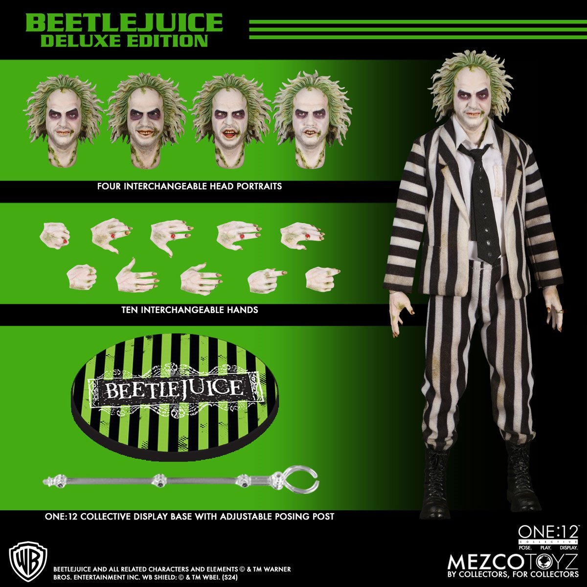 PRE-ORDER Beetlejuice Deluxe Edition One:12 Collective Action Figure