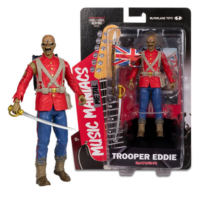 Music Maniacs Wave 2 Metal Iron Maiden Trooper Eddie 6-Inch Scale Action Figure