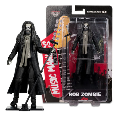 Music Maniacs Wave 2 Metal Rob Zombie 6-Inch Scale Action Figure