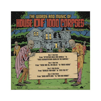 Waxwork Records The Words & Music of House Of 1000 Corpses (Halloween Party Variant)
