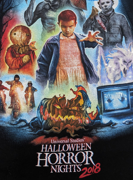 Universal Studios Halloween Horror Nights 2018 T-Shirt (Women's XS)