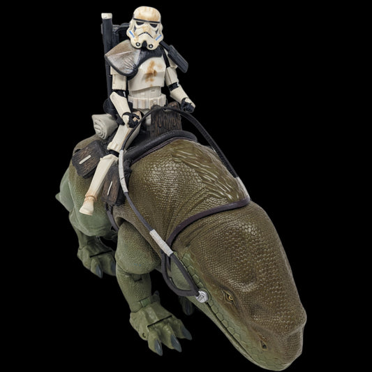 Star Wars 6in Black Series Dewback w/Sandtrooper (Loose)