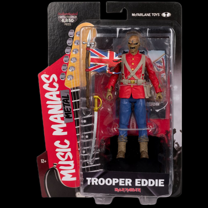 Music Maniacs Wave 2 Metal Iron Maiden Trooper Eddie 6-Inch Scale Action Figure