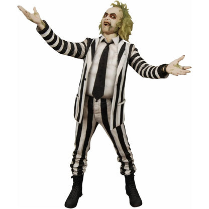 NECA Beetlejuice (1988) - 1/4 Scale Figure - Striped Suit Beetlejuice