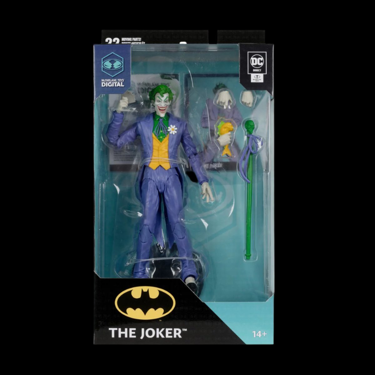 DC Wave 3 Joker DC: The Silver Age 7-Inch Scale Action Figure with McFarlane Toys Digital Collectible