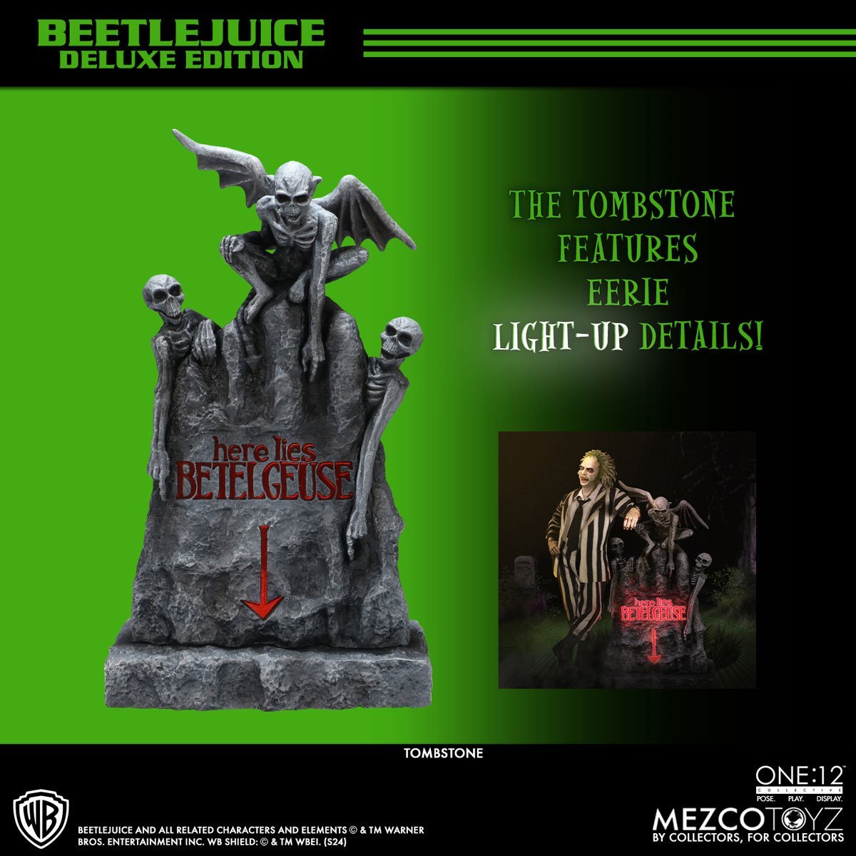 PRE-ORDER Beetlejuice Deluxe Edition One:12 Collective Action Figure